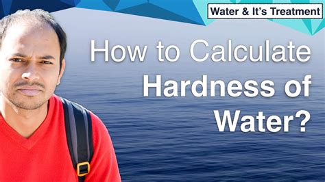 how to tell water hardness